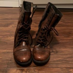 Steve Madden combat boots